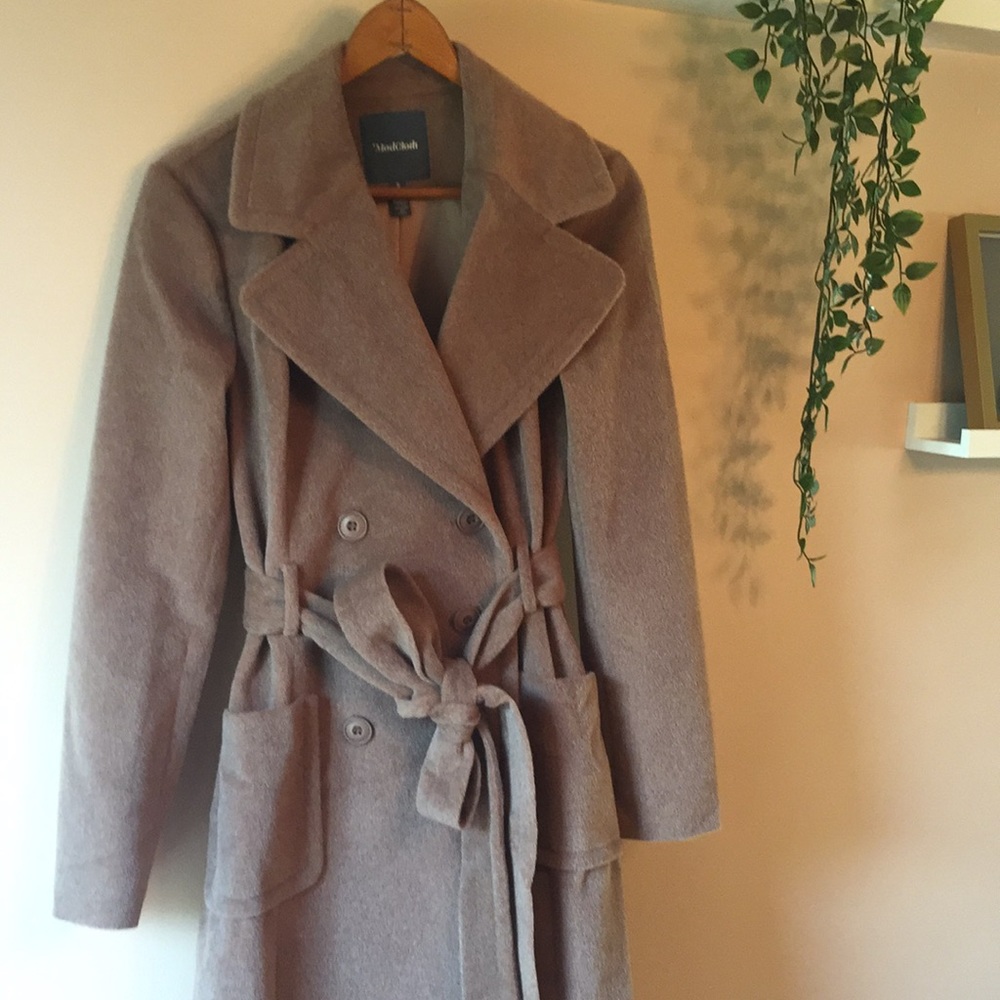 Modcloth Crisp City Streets Long Line Coat